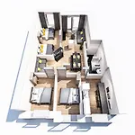 Big Central Near Rotkreuzplatz With 3 Bedroom For 12 Pax München